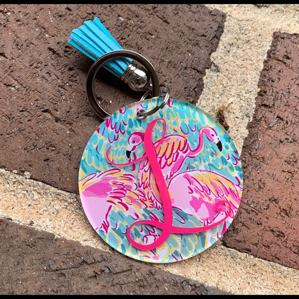 Monogram acrylic keychains - Picture 7 of 7